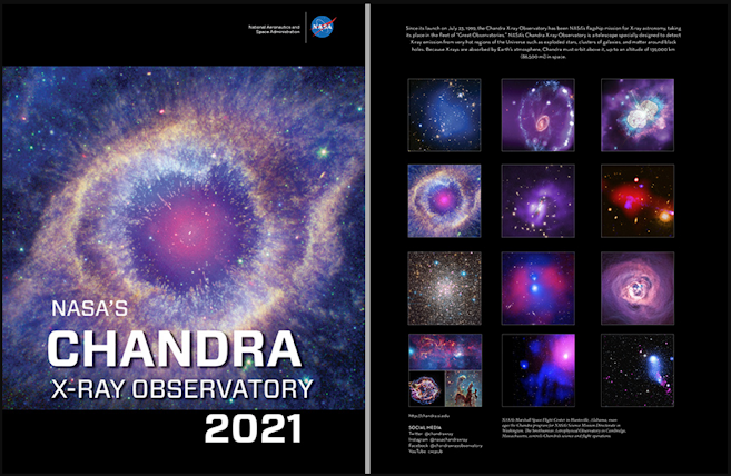 Ημερολόγιο 2021 από το διαστημικό τηλεσκόπιο Chandra της NASA - Φωτογραφία 1