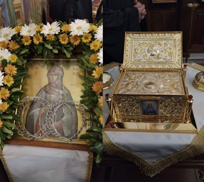 Αγία Θωμαΐς από την Λέσβο: Ο τάφος της και το σεπτό λείψανό της έγιναν πηγή θαυμάτων - Φωτογραφία 1