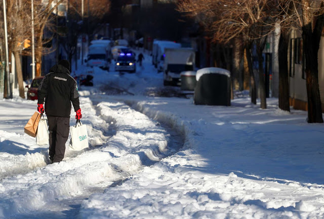 Μαδρίτη: σε αυστηρό lockdown λόγω της πρωτοφανούς χιονοθύελλας - Ρεκόρ 50 χρόνων - Φωτογραφία 1