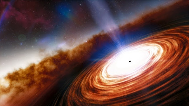 Ανακαλύφθηκε το πιο μακρινό κβάζαρ στο Σύμπαν, με μία τεράστια μαύρη τρύπα στο κέντρο του - Φωτογραφία 1