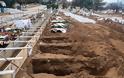 Συγκλονιστικό - Αμέτρητοι οι τάφοι για τα θύματα της πανδημίας - Φωτογραφία 7