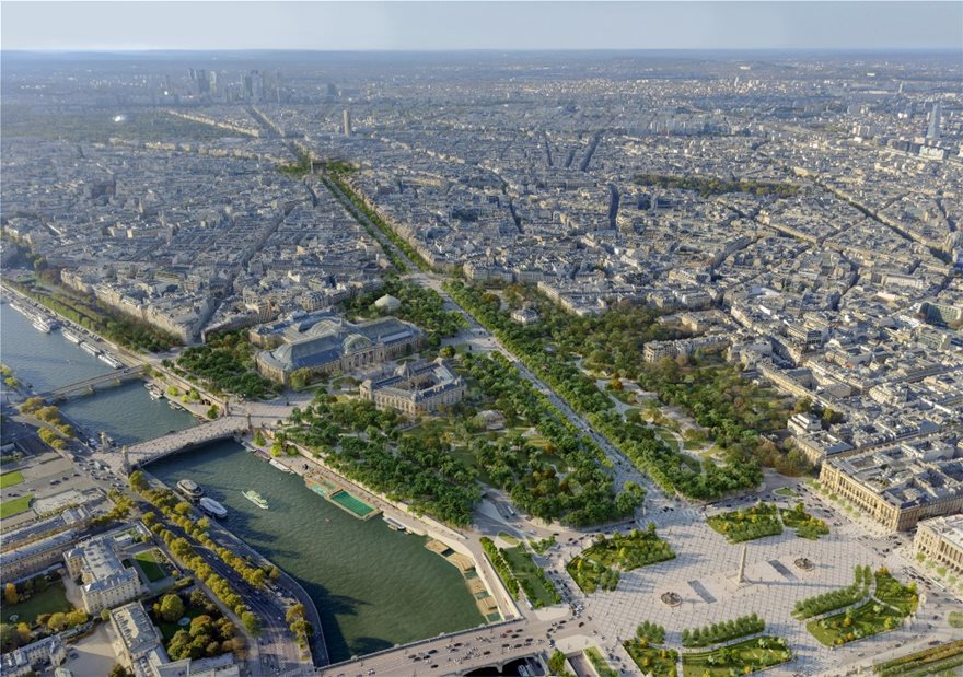Παρίσι κάνει «λίφτινγκ» - Η θρυλική λεωφόρος Champs-Élysées μετατρέπεται σε απέραντο κήπο - Φωτογραφία 2