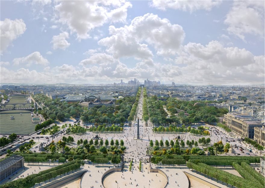 Παρίσι κάνει «λίφτινγκ» - Η θρυλική λεωφόρος Champs-Élysées μετατρέπεται σε απέραντο κήπο - Φωτογραφία 3