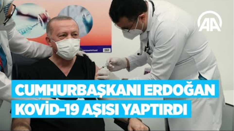 Τουρκία: Εμβολιάστηκε με το κινεζικό σκεύασμα ο Ερντογάν - Φωτογραφία 3