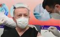 Τουρκία: Εμβολιάστηκε με το κινεζικό σκεύασμα ο Ερντογάν - Φωτογραφία 2