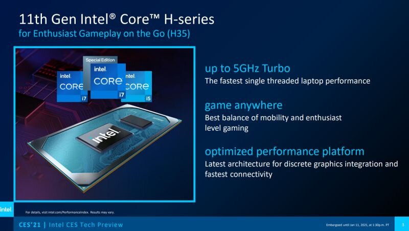 Intel Tiger Lake CPUs στα επόμενα Gaming laptops - Φωτογραφία 3