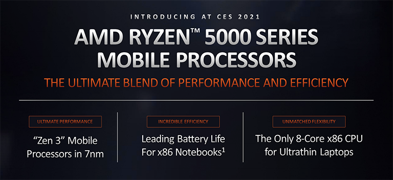 AMD Ryzen Mobile 5000 'Cezanne' CPUs για Gaming Laptops - Φωτογραφία 2