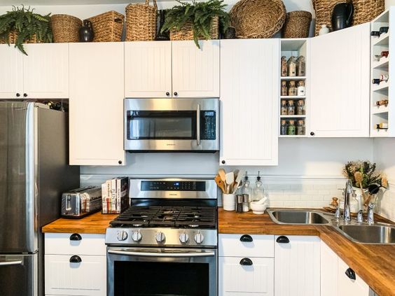 5 Τρόποι για να αξιοποιήσετε το κενό πάνω από τα ντουλάπια της κουζίνας - Φωτογραφία 11