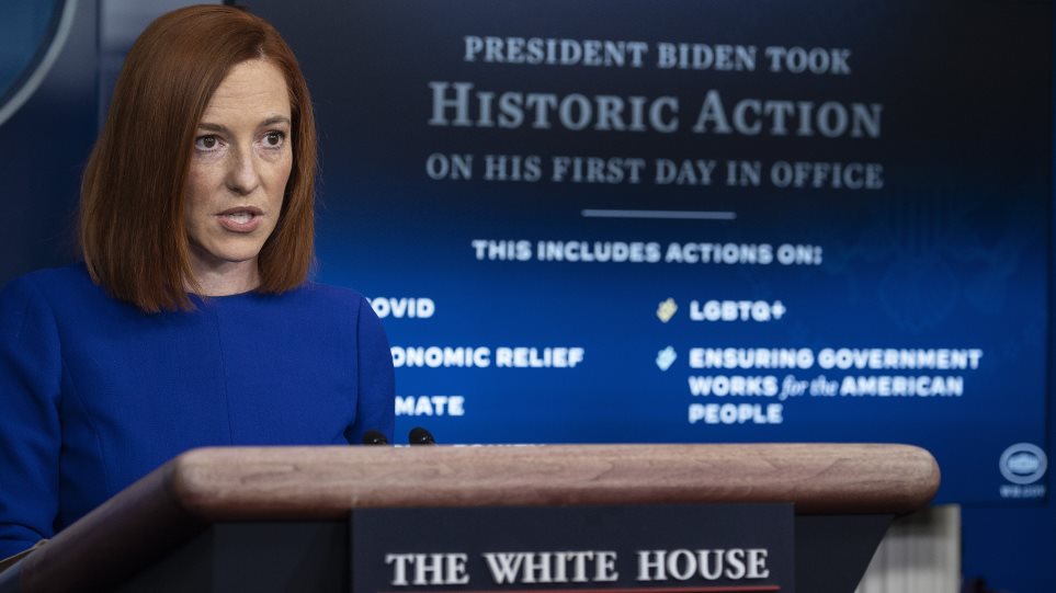 Τζεν Ψάκι: Η ομογενής εκπρόσωπος Τύπου του Λευκού Οίκου στο πρώτο της briefing - Φωτογραφία 1