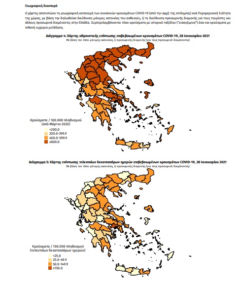 Πως κατανέμονται τα νέα κρούσματα σήμερα. Ο χάρτης του κορονοϊού στην Ελλάδα - Φωτογραφία 1