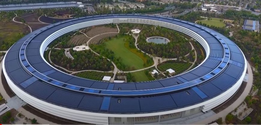 Μέσα στα κεντρικά γραφεία της Apple στα 5 δισεκατομμύρια δολάρια (βίντεο) - Φωτογραφία 1