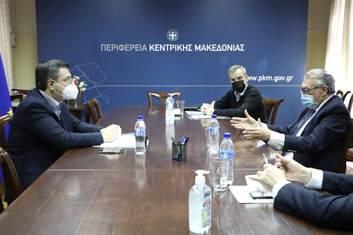 Συνάντηση στην Περιφέρεια Κεντρικής Μακεδονίας για την πορεία υλοποίησης του Μουσείου Ολοκαυτώματος στη δυτική Θεσσαλονίκη. - Φωτογραφία 1