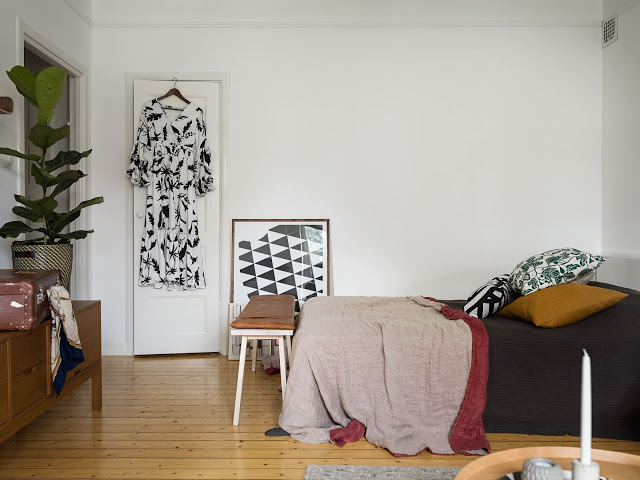 Σκανδιναβικό και Μποέμ ύφος σε διαμέρισμα 40τμ - Φωτογραφία 10