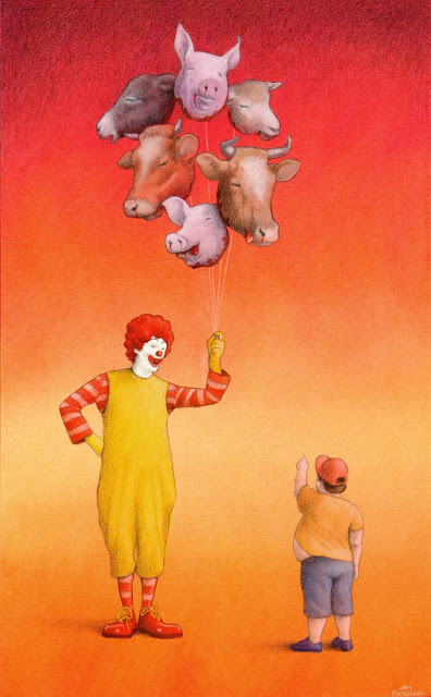 Η αλληγορική - σατυρική ζωγραφική του Pawel Kuczynski - Φωτογραφία 4