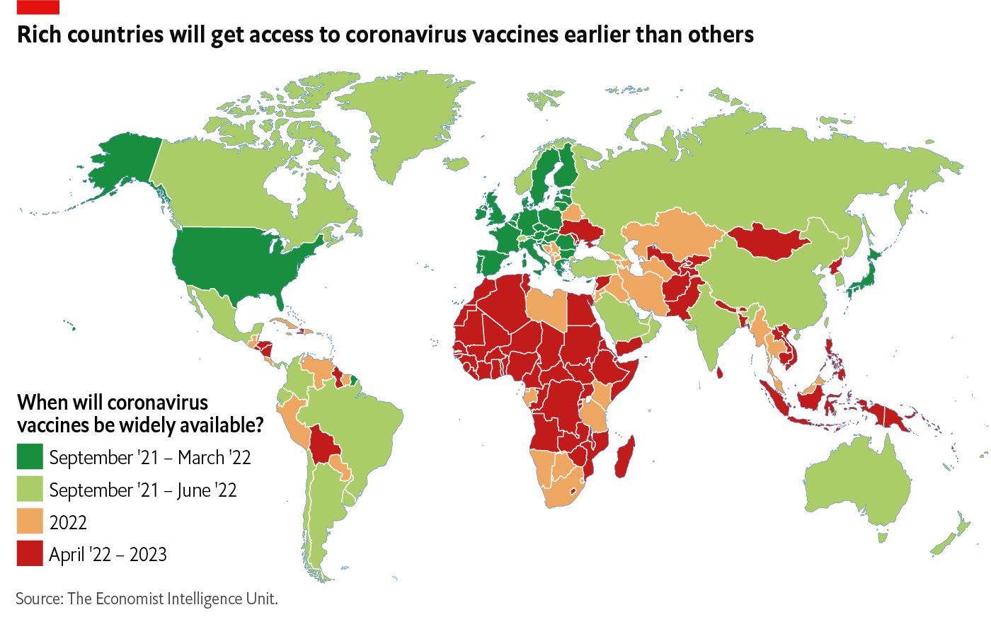 Επιταχυνόμενος εμβολιασμός: Αναδεικνύεται το χάσμα μεταξύ πλουσίων και φτωχών χωρών - Φωτογραφία 1