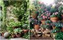 Διαμόρφωση - διακοσμήσεις κήπου με Πήλινες γλάστρες - Πιθάρια - Φωτογραφία 10