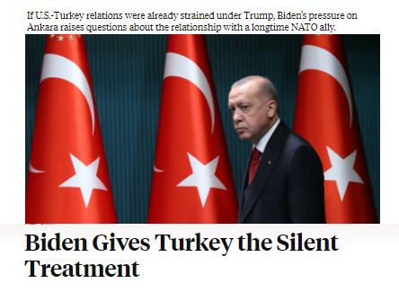 Foreign Policy: Πώς ο Μπάιντεν τιμωρεί σιωπηρά τον Ερντογάν - Φωτογραφία 1