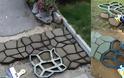 DIY Τσιμεντένια μονοπάτια - διαμορφώσεις κήπου με καλούπι - Φωτογραφία 4