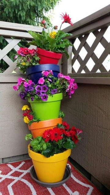30+ Ιδέες για να προσθέσετε χρώμα στον κήπο ή το μπαλκόνι - Φωτογραφία 15