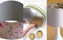 7 Εύκολες DIY ιδέες για να αλλάξετε όψη σε απλά καπέλα φωτιστικών - Φωτογραφία 4