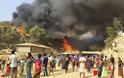 Μπαγκλαντές: Στις φλόγες καταυλισμός προσφύγων Ροχίνγκια - Φόβοι για πολλούς νεκρούς