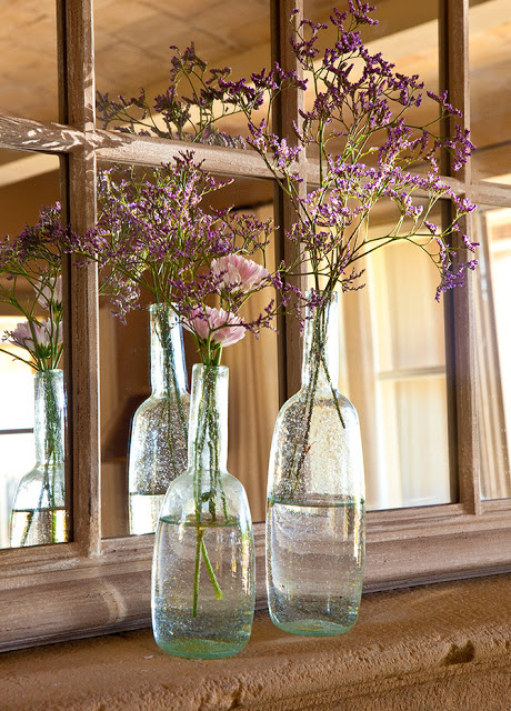 Λουλούδια και γυάλινα βάζα. Το πιο φυσικό και όμορφο διακοσμητικό για κάθε χώρο - Φωτογραφία 21
