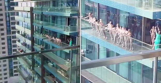 Ντουμπάι: Απέλαση για τα γuμνά μοντέλα που πόζαραν σε μπαλκόνι ουρανοξύστη - Φωτογραφία 1