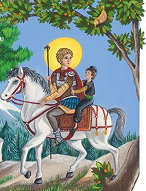 Ο όσιος Γεώργιος Καρσλίδης κι ο άγιος Γεώργιος ο Τροπαιοφόρος. - Φωτογραφία 2