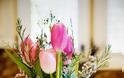 Πασχαλινές διακοσμήσεις τραπεζιού με λουλούδια - Φωτογραφία 18