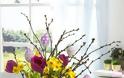 Πασχαλινές διακοσμήσεις τραπεζιού με λουλούδια - Φωτογραφία 19