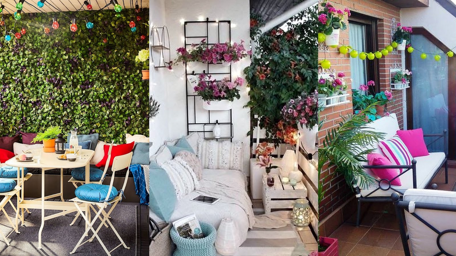Ιδέες και τρόποι για να ομορφύνετε τους τοίχους στο Καλοκαιρινό Μπαλκόνι σας - Φωτογραφία 2
