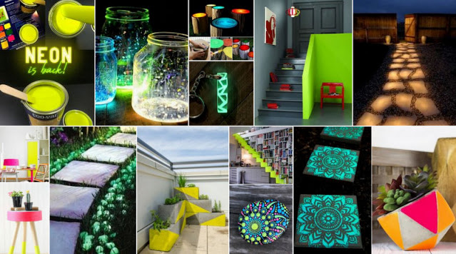 DIY Ιδέες-Κατασκευές με χρώματα που φωσφορίζουν στο σκοτάδι - Φωτογραφία 1