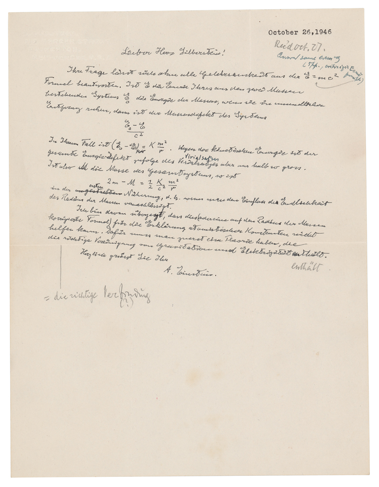 Σε δημοπρασία επιστολή του Einstein - Φωτογραφία 2