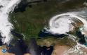 NOAA: Δορυφόρος καταγράφει κυκλώνα κοντά στη Μαύρη Θάλασσα στις 11/5/21