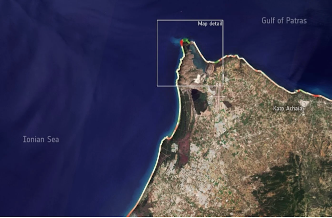 Δορυφορικές εικόνες εμφανίζουν αυξομείωση των ακτών της Ελλάδας - Φωτογραφία 1