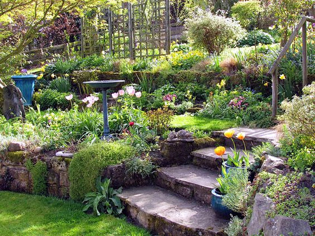 Διαμορφώσεις κήπου με σκάλες - σκαλοπάτια - Φωτογραφία 5