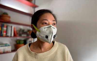 Μάσκα προσώπου με ακριβή διάγνωση για μόλυνση από κορωνοϊό-Face mask against COVID 19 - Φωτογραφία 1