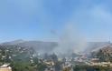 Φωτιά στην Παλλήνη: Ισχυρές δυνάμεις της πυροσβεστικής στην περιοχή