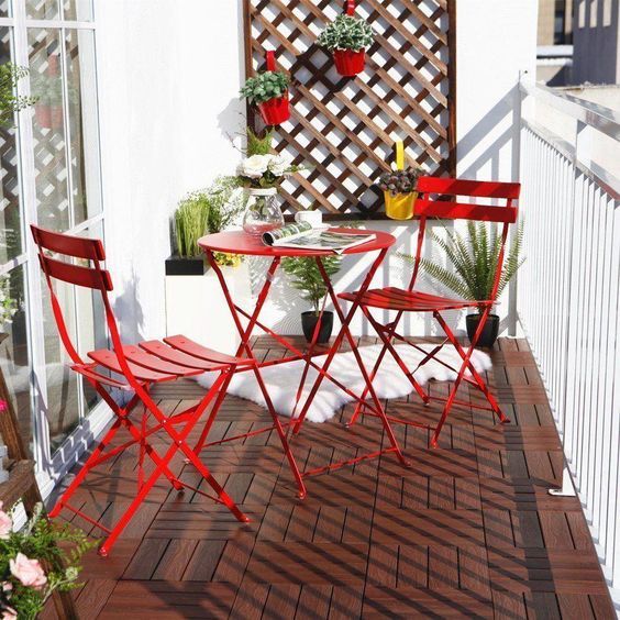Προσθέστε Κόκκινες ...πινελιές στην αυλή ή το μπαλκόνι σας - Φωτογραφία 4