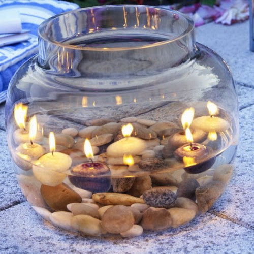 Kαλοκαιρινές Συνθέσεις - Διακοσμήσεις με Κεριά - Φωτογραφία 18