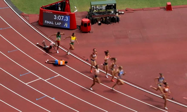 Ολυμπιακοί Αγώνες  2020: Απίστευτη η Χασάν, νίκησε στα 1500 μέτρα ενώ είχε πέσει - Φωτογραφία 1