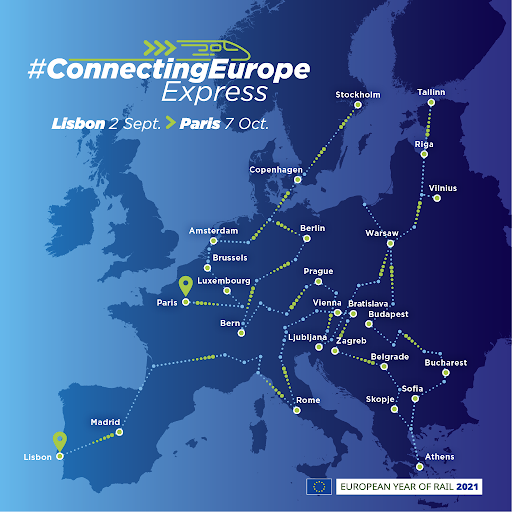 26 χώρες σε 36 ημέρες  θα τρέξει το τρένο Συνδέοντας την Ευρώπη. - Φωτογραφία 1