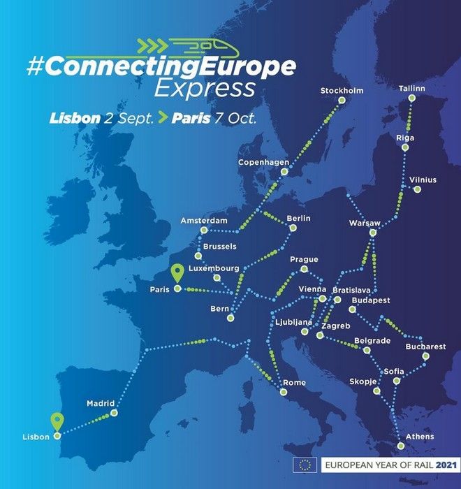Το Ευρωπαϊκό τρένο Connecting Europe Express ξεκινά το δρομολόγιο των 20.000 χιλιομέτρων - Πότε θα φτάσει στην Αθήνα. - Φωτογραφία 2