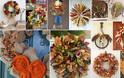 Προτάσεις και ιδέες για να φτιάξετε εντυπωσιακά Φθινοπωρινά Στεφάνια