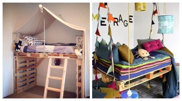 DIY Κατασκευές από Παλέτες για νεανικά - παιδικά δωμάτια - Φωτογραφία 14
