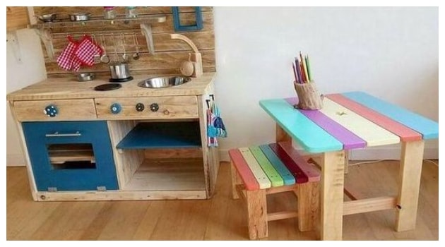 DIY Κατασκευές από Παλέτες για νεανικά - παιδικά δωμάτια - Φωτογραφία 24