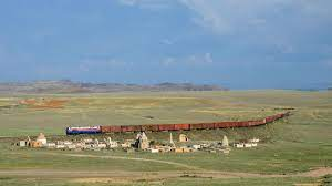Το Καζακστάν κατασκευάζει νέα σιδηροδρομική γραμμή στον Μέσο Διάδρομο. - Φωτογραφία 1