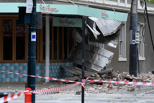 Ισχυρός σεισμός στην Αυστραλία: 5,8 Ρίχτερ ταρακούνησαν τη Μελβούρνη, προκλήθηκαν ζημιές σε κτίρια - Φωτογραφία 1