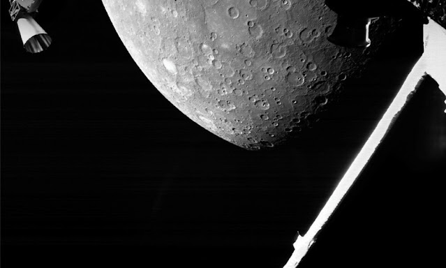 BepiColombo: Η αποστολή στον Ερμή στέλνει την πρώτη φωτογραφία του πλανήτη - Φωτογραφία 1