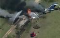 Συντριβή επιβατικού αεροπλάνου στο Τέξας - Σώθηκαν οι 21 επιβαίνοντες